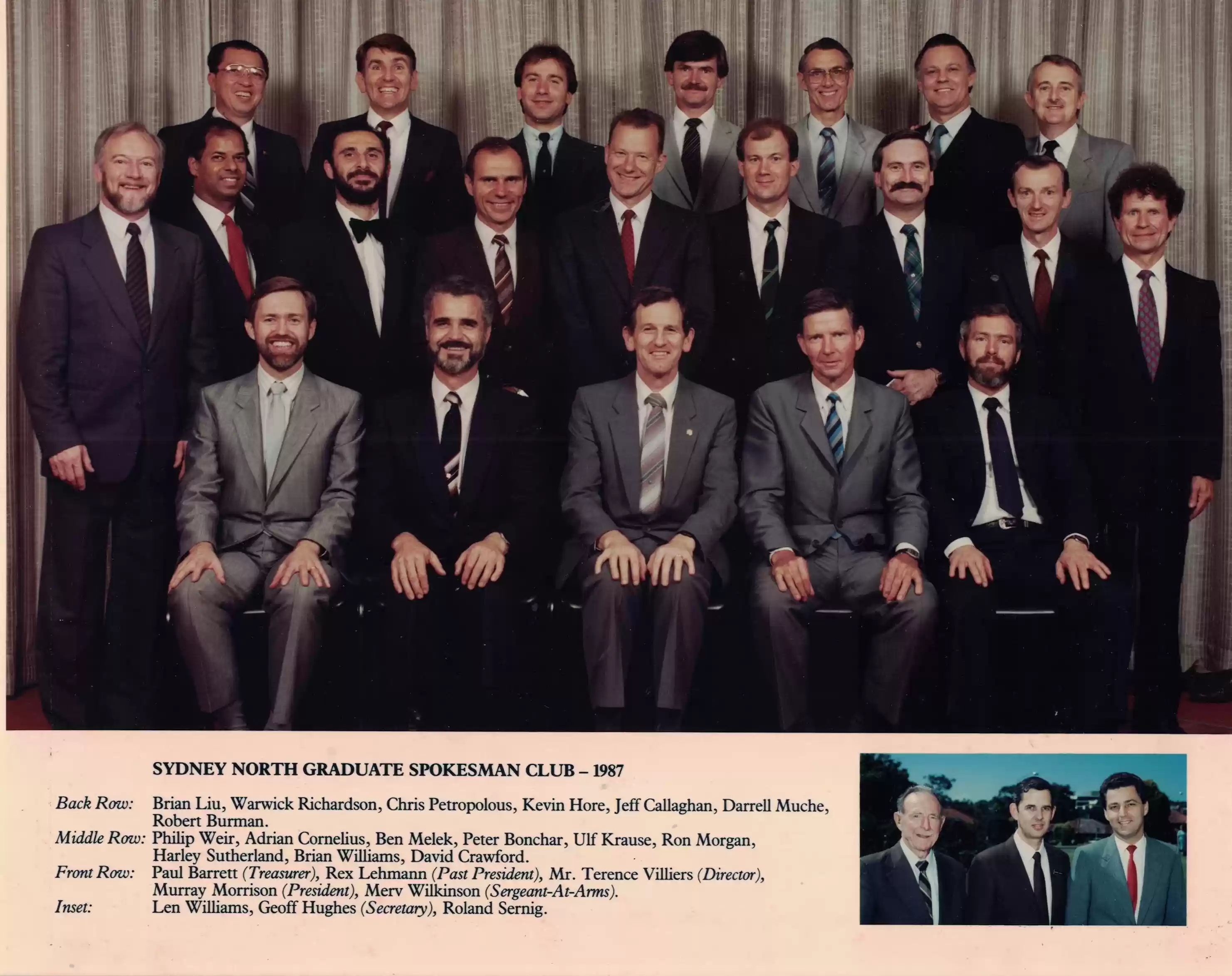 North Sydney Graduate Club 1987